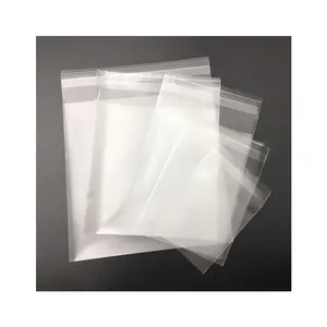 Прозрачные самопечатные целлофановые пластиковые пакеты, упаковка, Опп-пакет с индивидуальным логотипом печати