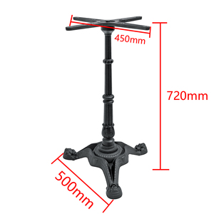 Antique Style Durable Steel Restaurant <b>Table</b> <b>Legs</b> for Hotel & Outdoor Dining Cast Iron Cafe <b>Table</b> Base Wholesale - Product Image 6