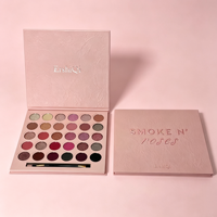 Créez votre propre logo, 24 couleurs, fard à paupières DIY personnalisé, fard à paupières pigmenté végétalien, palette de fards à paupières privée, boîte en papier cosmétique