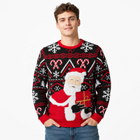 Pulls d'hiver en gros à col rond tricotés pour hommes – Vêtements d'extérieur tendance – Pull de Noël