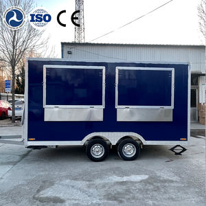 รถเทรลเลอร์สำหรับสัตว์เลี้ยงติดถนนขนาดเล็กรถเทรลเลอร์เลี้ยงสุนัขเคลื่อนที่ได้รถเข็นให้อาหาร - Product Image 1