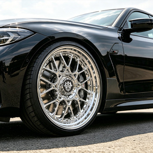 Jantes en alliage FLowtone Wheels BB <span class=keywords><strong>Sport</strong></span> Deep Dish 5x112/120 18 pouces chromées avec rivets pour F15 E70 G01 CLA CLS - Product Image 5
