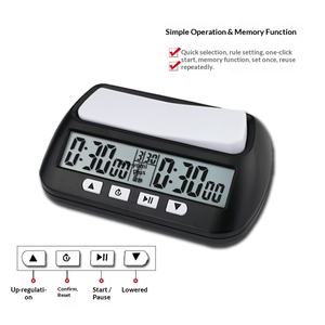 Timer Elettronico Yi Sheng YS-902 per Scacchi, Go e Giochi di Carte con Funzione Anti-Scivolo, Pausa e Funzione Arbitro - Product Image 4