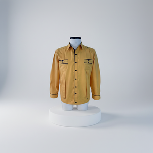 Custom 100% <strong>Cotton</strong> Stand Collar Casual Shirt Breathable Knitted with Print Pattern Size 5XL &amp; 6XL for Spring Formal <strong>Wear</strong> - Product Image 4