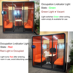 Cabina Insonorizzata Pod da Ufficio Sala per Strumenti Musicali Isolamento Acustico Cabina Silenziosa Pod Acustici per Esercitarsi Grandi Dimensioni - Product Image 6