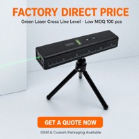 Niveau laser croisé vert portable, 2 lignes 90° °   Outil de marquage, ODM acceptable pour la construction intérieure et la rénovation de la maison