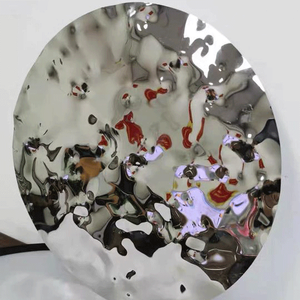 Tấm Gợn Sóng Dập Bằng Thép Không Gỉ Sóng Nước Tráng Gương Màu Bạc Ss 201 304 430 Pvd Để Trang Trí Trần - Product Image 6