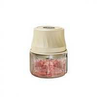 Mini hachoir électrique sans fil pour ail et viande, robot culinaire pour bébé, mixeur portable automatique rechargeable pour la maison