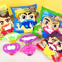 Bonbons fantaisie en gros d'usine, bonbons gélifiés amusants en forme de lèvres et de dents, saveurs de fruits assorties, friandises pour fêtes d'enfants