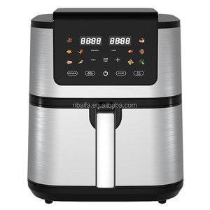 Aifa digitale elettrico colorato schermo friggitrice ad aria calda completo in acciaio inox alloggiamento 8l aria friggitrice Freidora De Aire 1700w - Product Image 6