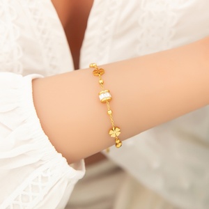 Pulsera de Acero Inoxidable Estilo INS, Cadena y Eslabones de Joyería de Moda, Accesorio Versátil y Elegante - Product Image 3