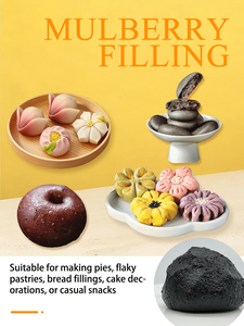 Лидер продаж: Фруктовая начинка из шелковицы Jixianciyuan с высоким содержанием фруктов, сладко-кислая, сбалансированная, чистая, гигиеничная, в коробке 5 кг, срок хранения 12 месяцев - Product Image 3