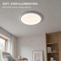 Plafonnier rond 12V 24V portable pour cabine, conteneur, maison, et intérieur de toilettes