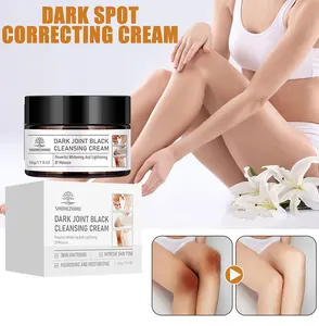 Crema de blanqueamiento rápido para nudillos oscuros, correctores de pigmentación, codos para nudillos de mano, crema removedora de manchas intensas para rodilla