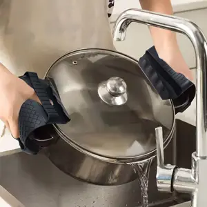 厨房用品配件迷你烤箱手套耐热微波手套烘焙硅胶隔热夹