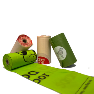 Bolsa para orinal pequeña para perros, bolsa de basura de plástico ecológica con pala para caminar para perros, pala para orinal degradable para perros - Product Image 2