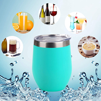 Gobelet de vin isolé sous vide Double paroi, de 10 ml, tasse à vin isolée, pour le camp