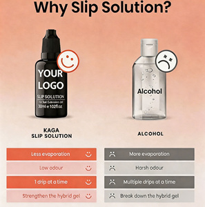 Solution liquide de <span class=keywords><strong>gel</strong></span> à ongles OEM ODM pour manucure, extension poly, faible évaporation, faible odeur, qualité salon, solution en vrac - Product Image 4