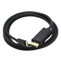 Câble USB C vers DP 1.2 de 1,8 m (6 pieds) 4K 30Hz Thunderbolt 3/4 pour MacBook Pro/Air iPhone 16 Pro/Max