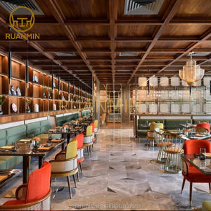 Ensemble de meubles de restaurant de luxe de haute qualité Mobiliario Para Restaurante Chaises pour <span class=keywords><strong>Cafe</strong></span> Party Pub <span class=keywords><strong>Paris</strong></span> Turquie Projets asiatiques - Product Image 2