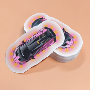 Autocollants en vinyle personnalisés, imperméables et résistants aux UV pour pare-chocs de voiture, fenêtres, camions, fourgonnettes, motos, véhicules, autocollants découpés - Product Image 6