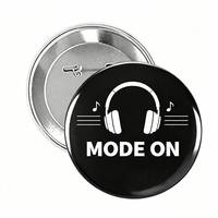 Hadiah Promosi Iklan Merek yang Dipersonalisasi, Pin Badge Logam Timah 58mm, Kerajinan Logam, Badge Pin Logo Kustom untuk Suvenir