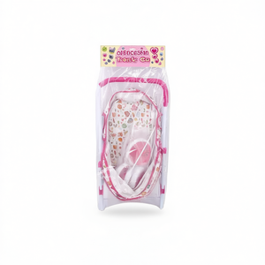 Poussette tendance Go Pram 60x55x34 cm, design floral rose, poussette pour poupée - Product Image 2
