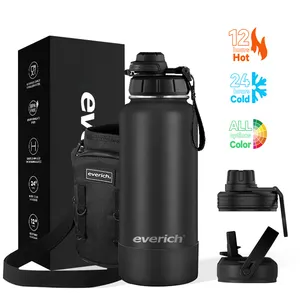 32oz Hot sale stainless steel vacuum water bottles different drinking thermos with lock lid Eco-friendly flask