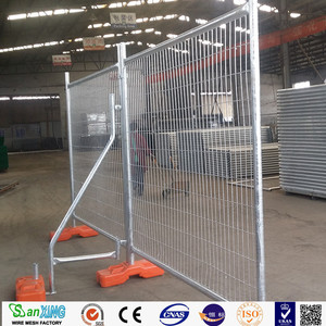 Panneau de clôture temporaire galvanisé à chaud, grillage soudé, barrière de sécurité pour chantier de construction - Product Image 3