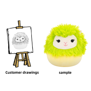 Customizable Plush Toys Cute Pillow PP Cotton Plush <b>Doll</b> Bedside Pillow Pad Custom logo Packaging Label Hanging Tag - Product Image 3