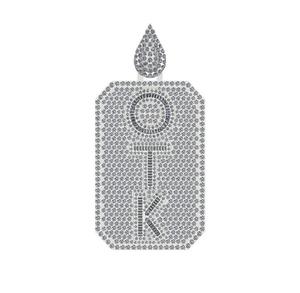 Colgante y amuleto de diamantes unisex con un diseño minimalista y calidad superior elaborado para el uso diario con elegante - Product Image 1