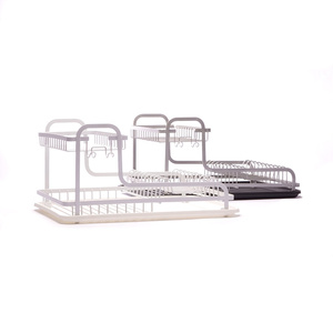 Modern Stainless Dish Rack Rack Bowl Drain kitchen cabinet organizer dish rack