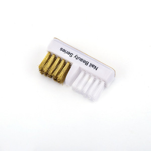 <b>Nail</b> Beauty Series Copper Wire Brush Flat Bristle For <b>Nail</b> Polishing Cleaning Head - Product Image 3