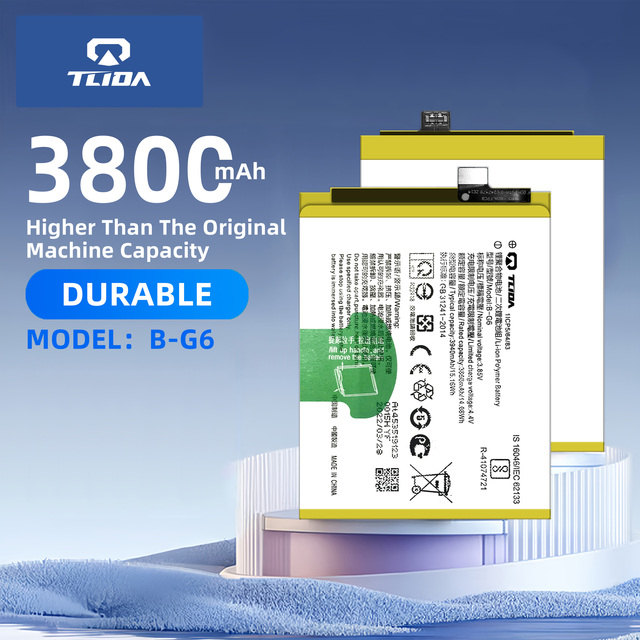 TLIDA Lithium Ion Rechargeable Mobile Phone Battery for vivo S1 B-G6 3800mAh 3.85V Full Capacity A+ Grade Stock