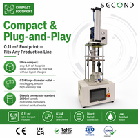 Système de remplissage et de scellement de colle de deuxième génération, solution de machine de remplissage 2600 ml, pompe à vis à plaque de pression à un seul barillet