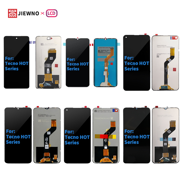 For TECNO HOT Series LCD Digital Touch Screen Display Assembly Replacement TECNO Mobile Phone