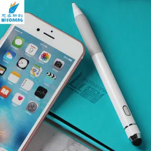 चित्रांकनी डिजिटल पेंसिल Suppliers-एंड्रॉयड टैबलेट सक्रिय कैपेसिटिव पेंसिल स्मार्टफोन के लिए स्टाइलस कलम बच्चों