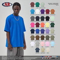 Kaos ODM/OEM230G100% Katun Murni, Sablon Warna Solid, Kerah Berulir, Lengan Pendek