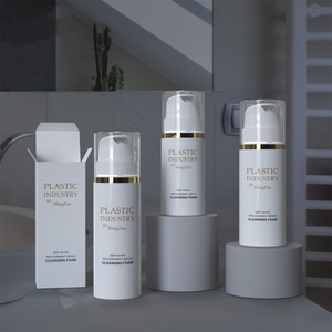 Flacon de mousse nettoyante pour le visage à l'<span class=keywords><strong>acide</strong></span> <span class=keywords><strong>aminé</strong></span> 120/150 ml avec tête de pompe à pression PET blanche. - Product Image 4
