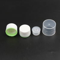 Bouchon de bouteille en plastique pour jus de sirop avec verre doseur, couvercle à vis PP/PE de 28MM