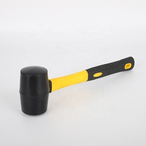 Martillo de seguridad de cabeza dividida con mango recubierto de plástico, martillo de goma elástico para azulejos, decoración del hogar, maquinaria, OEM - Product Image 5