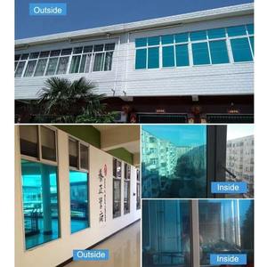 ฟิล์มติดหน้าต่างแบบทางเดียว ป้องกันความร้อน ป้องกันรังสียูวี สะท้อนแสง ตกแต่งบ้าน โรงแรม สำหรับใช้ในบ้าน - Product Image 3