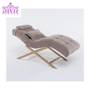 2024 Новое поступление современный массажный стол спа коричневый бархатный салон красоты кровать для ресниц Роскошная изогнутая кровать для ресниц - Product Image 4