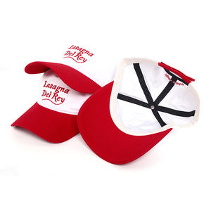 Venta al por mayor personalizado 3D bordado logo dos tonos 5 paneles gorra unisex <span class=keywords><strong>Gorras</strong></span> moda <span class=keywords><strong>gorras</strong></span> de béisbol con palo mágico - Product Image 4