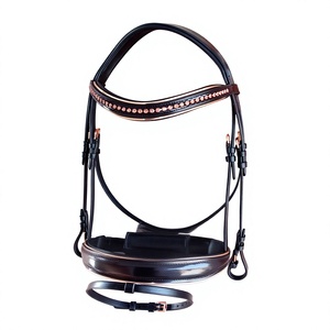 Bridon d'Équitation en Cuir Premium pour Dressage - ANNABELLE EQUESTRIAN Marque Durable Meilleur Fournisseur au Prix de Gros - Product Image 1