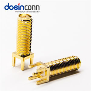 PCB düz tip RF koaksiyel 50Ohm konnektör 6GHz için uzun uzunluk SMA Jack kadın soketli konnektör - Product Image 5