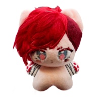 Poupée en Peluche Kpop Douce à Design Personnalisé, Vente Chaude, Poupée en Peluche Personnalisée de 10 cm en Coton de Bande Dessinée