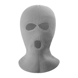Unisex Knitted Balaclava Three-Hole Face Mask Winter Warm Neck Protector Cycling Skiing Outdoor Sports Headwear 54-56CM - Product Image 2