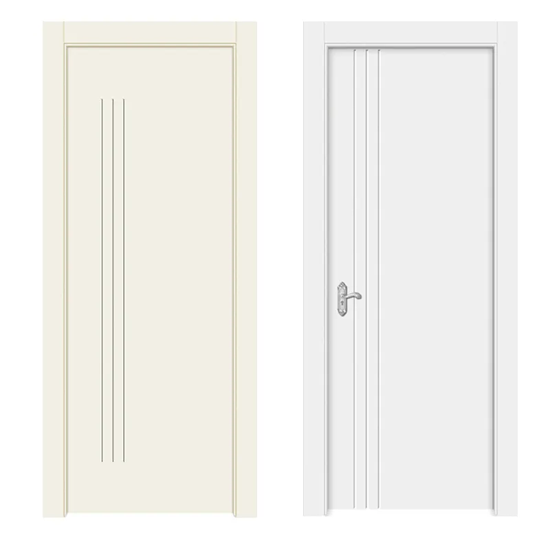 Yingkang 2050*710*40MM WPC Bathroom DOOR For Isreal Market Waterproof Interior Hollow bedroom WPC Door with Door Frame