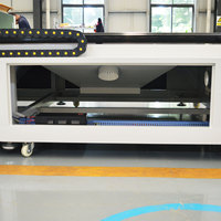 Machine de découpe laser textile WER1325 1300X2500 mm, équipement industriel, laser CO2, puissance 150W, commande CNC pour la découpe des métaux